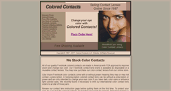 Desktop Screenshot of coloredcontacts.com